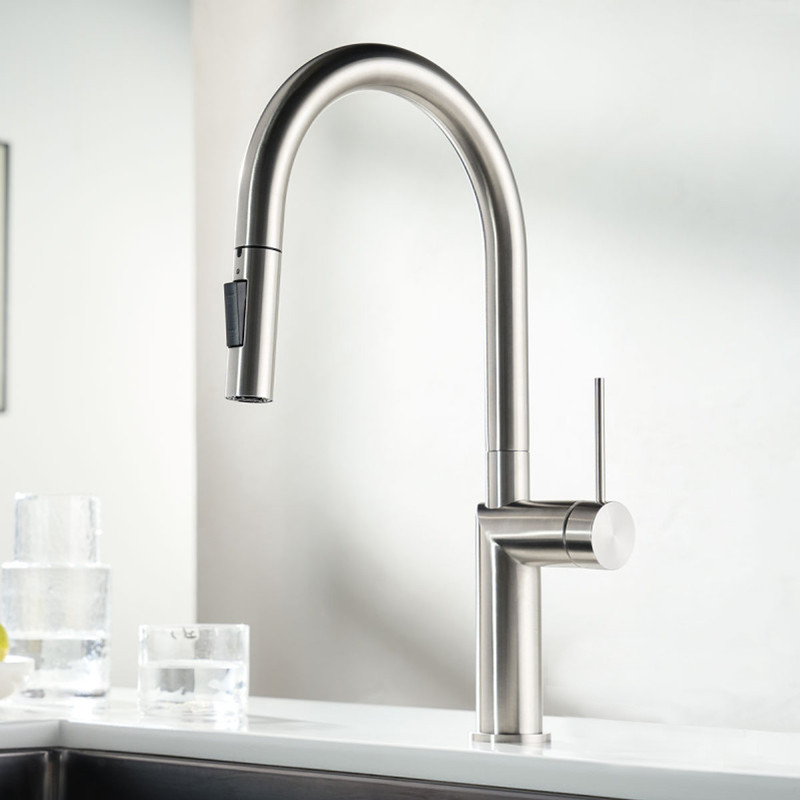 Μπαταρία Νεροχύτη Κουζίνας Cora 63630-111 Inox 316L