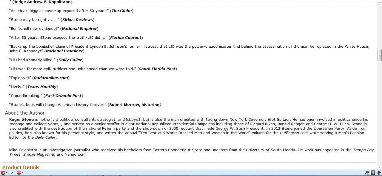 man who killed kennedy amazon reviews cropped pa