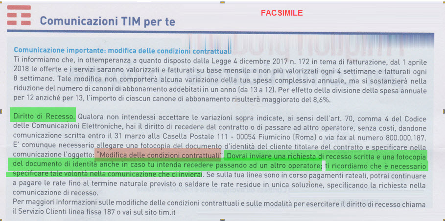 Comunicazione Tim per te