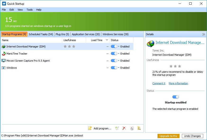 Glary Quick Startup 5.20.1.172 Multilingual