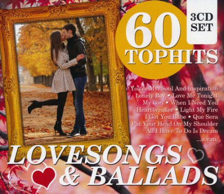 VA - 60 Top Hits: Lovesongs & Ballads 3CD - 2014