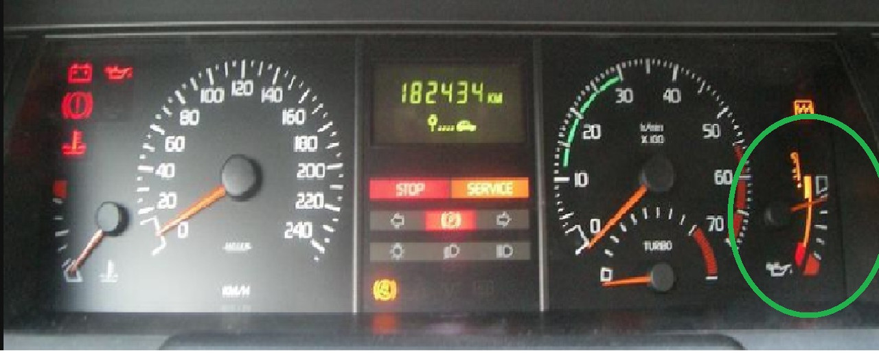 Compteur niveau huile