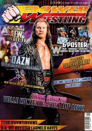 Cover: Power-Wrestling Magazin No 01 Januar 2023