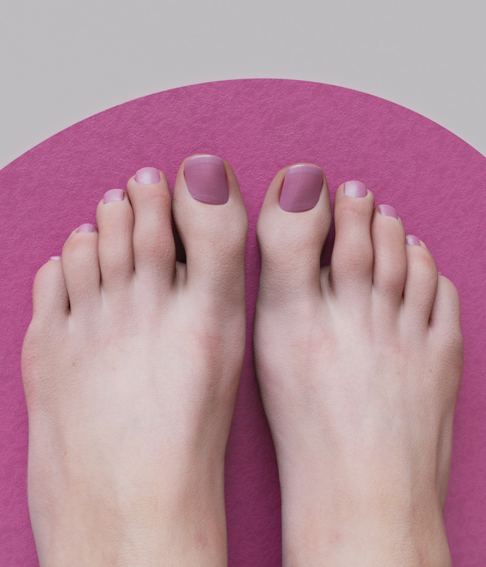 MP Realistic Feet for Genesis 9