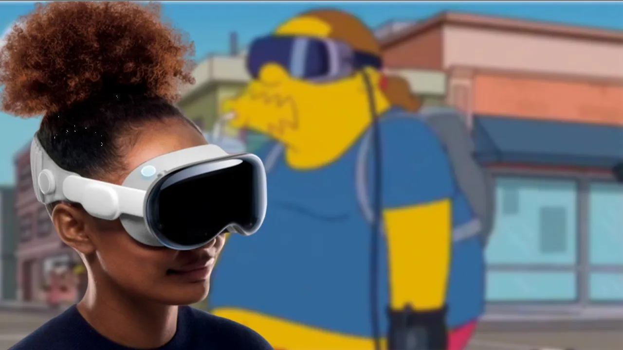 ¿Los Simpson predijeron la llegada de los Apple Vision Pro de Apple?