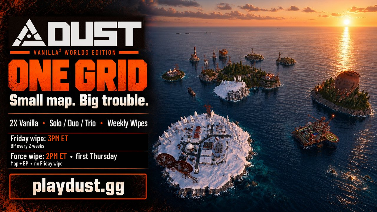 PLAYDUST.GG 2X |Solo\Duo\Trio|Onegrid| Small One Grid ! image