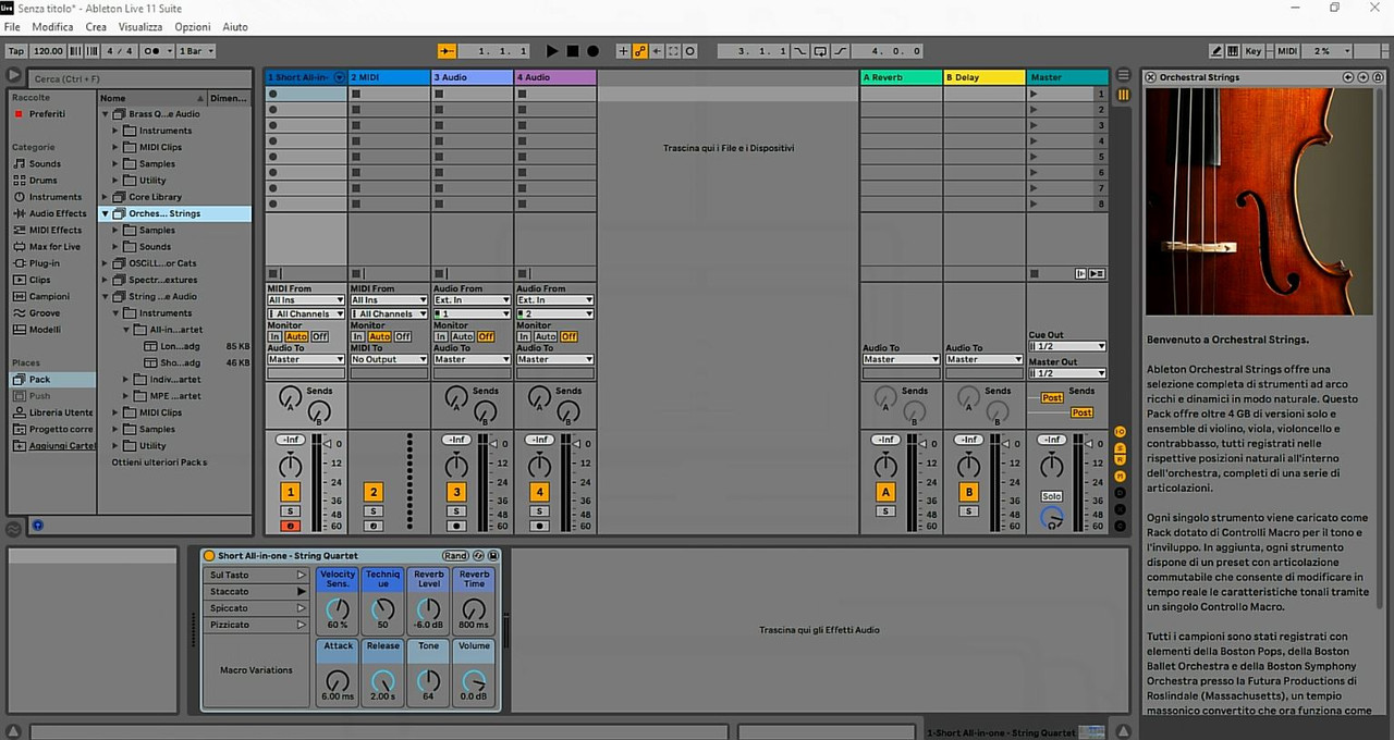 Ableton Live 11 (Inst Pack String Q 2)