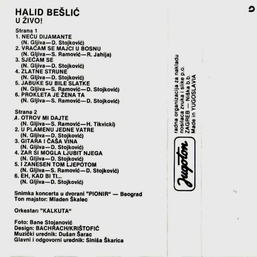 Halid Beslic - 1988.Koncert Hala Pionir.Kas.Prednja 1988-Koncert-Hala-Pionir-Kas-Unutrasnja