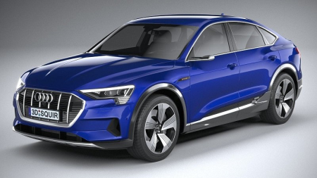 Audi E-Tron Sportback 2021 3D Model