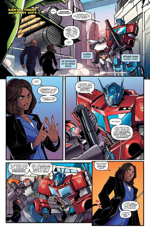 IDW Comics Optimus Prime Issue 7 Three Page iTun
