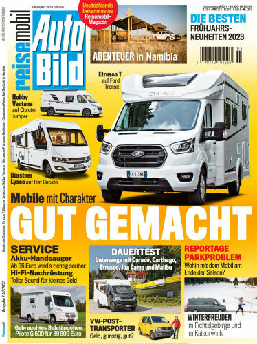 Cover: Auto Bild Reisemobil Magazin No 02-03  Februar-Marz 2023