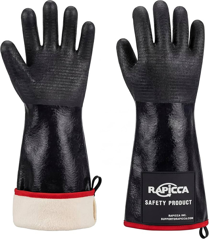 RAPICCA Heat Resistant BBQ Grill Gloves