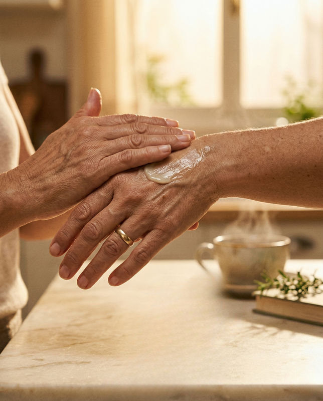 Aplicando VitaCalm en cervical