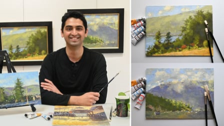 Expressive Oil Painting: Beginner's Guide for Creating Energetic Landscapes