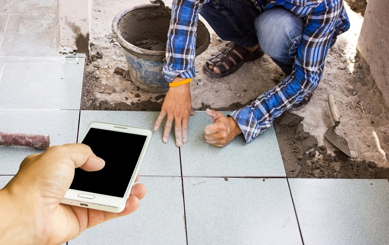ceramic tile installation
