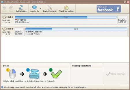 IM-Magic Partition Resizer 4.0 + WinPE