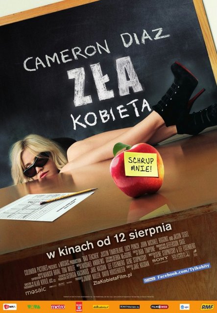 Zła kobieta / Bad Teacher (2011) PL.BRRip.XviD-BiDA / Lektor PL