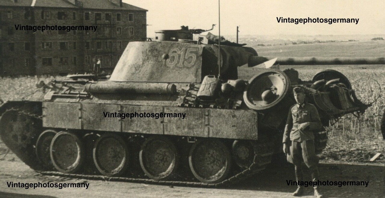 Foto Russland WH Panzer V Panther schwere Panzerabteilung Camouflage Camo (2)
