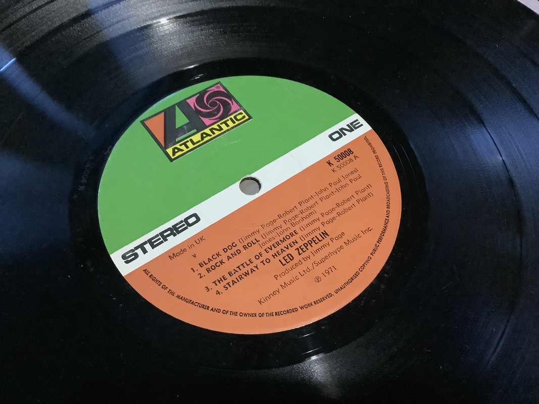 Led Zeppelin IV Porky Pressing | Steve Hoffman Music Forums