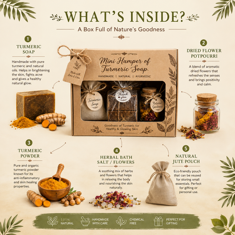🌿 Golden Turmeric Wellness Hamper 🧡🎁