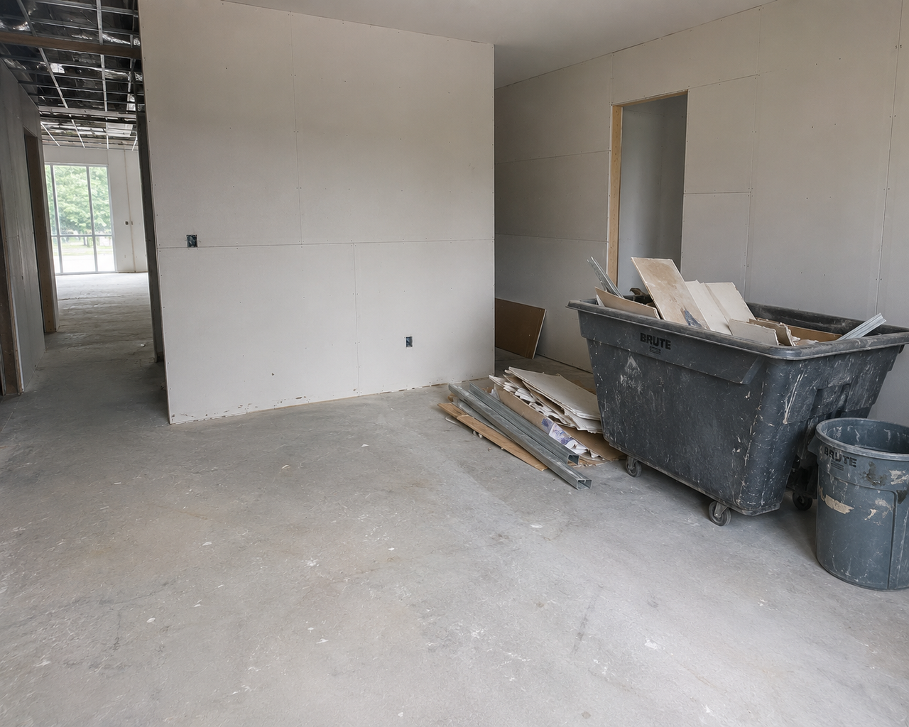 Construction debris removal
