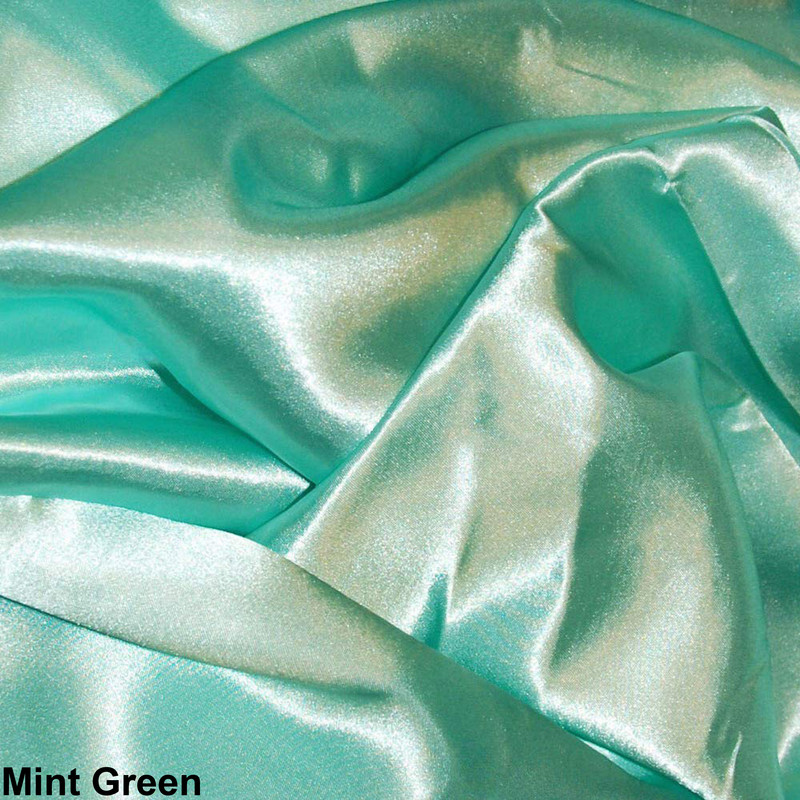 Satin Fabric Sewing Crafting Costume Clothing Dress Making Art &Craft Decorative - Picture 32 of 46