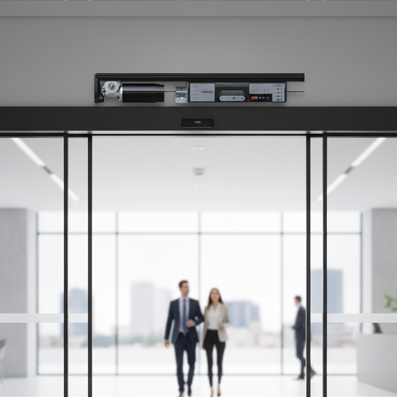 Automatizador de Porta Intelbras PD 300 em perfil preto