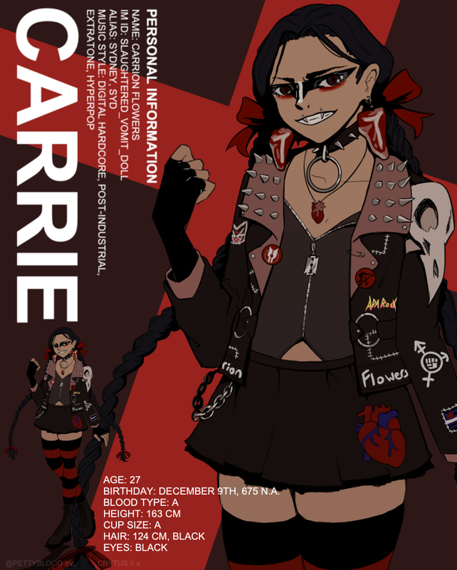 Reference sheet of Carrie