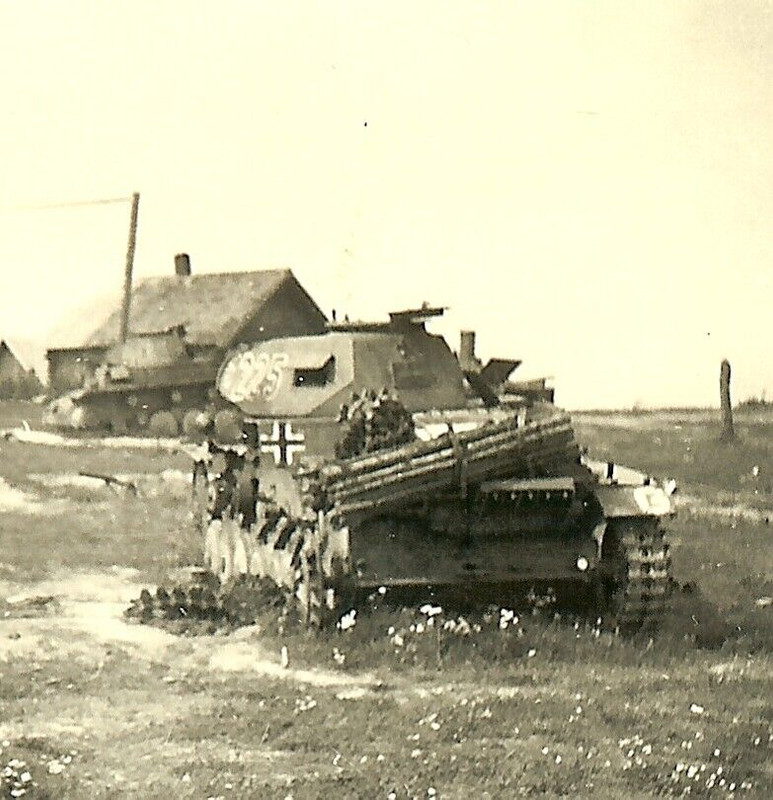 KO'd German Pzkw.II Panzer Tanks (402, 225 & 405) in Field!!! (4)