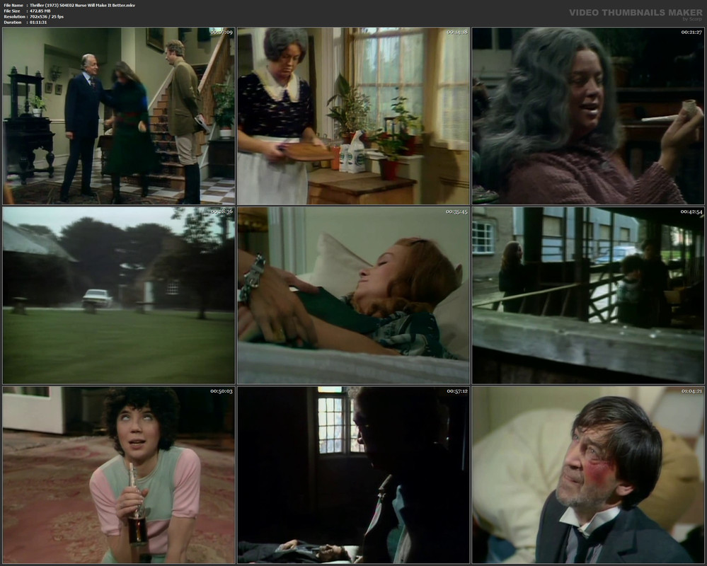 Thriller (1973) S04E02 Nurse Will Make It Better.mkv