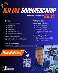 KJI Coaching MX Sommercamp 2026 – Uge 28