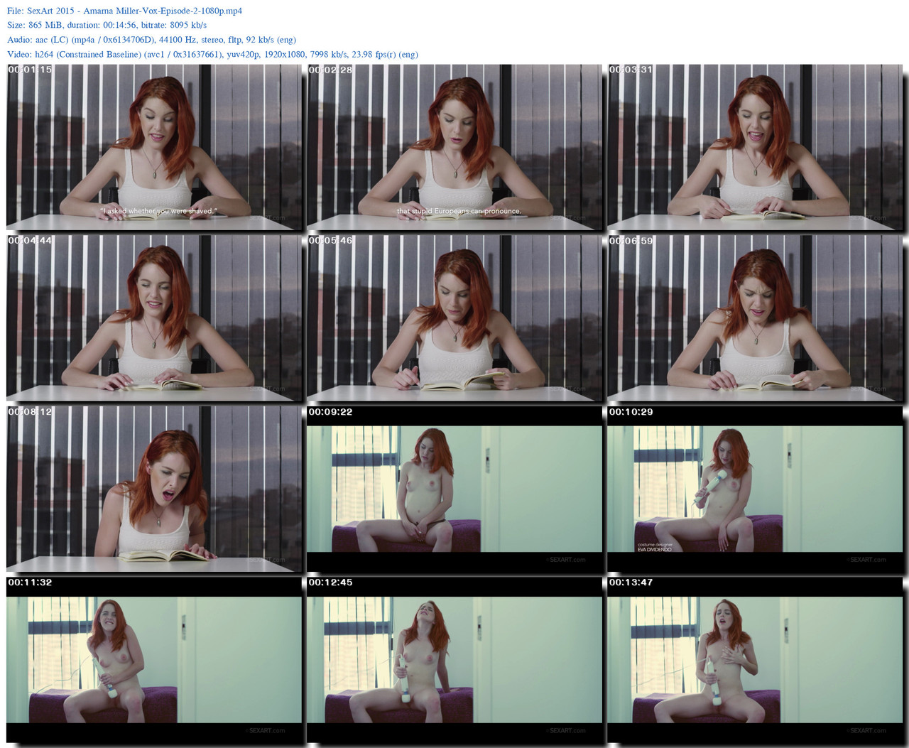 Sex Art 2015 Amarna Miller Vox Episode 2 1080p s