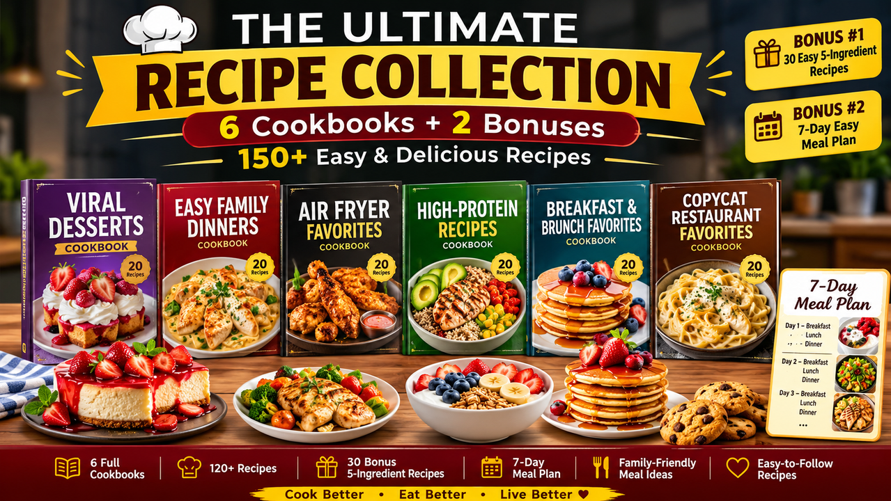 Cookbook PDF Bundle Cover