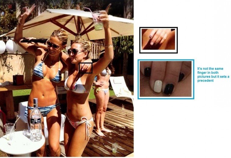 Bar-Refaeli-Photo-Proofs-Black-nail-polish-with-white-nail-polish-on-one-fingernail-768x525