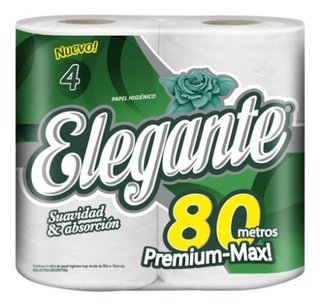 4012 | Papel Higienico Elegante 4 X 80 Mts
