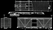 26ft Flat Car #85 With Stock Car Body Plans