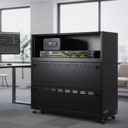 Detalhe da conexão engate rápido