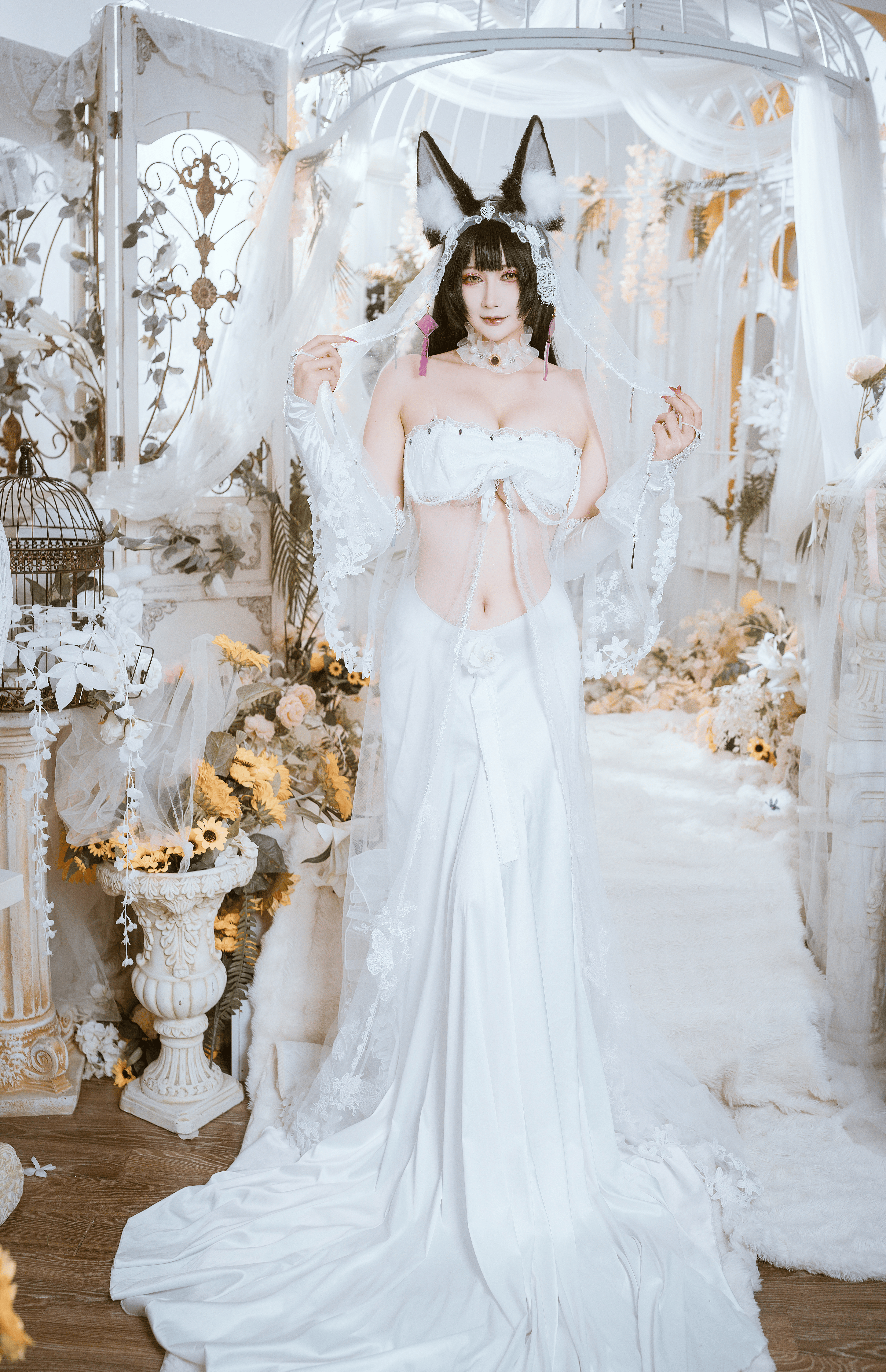 兔胖胖min – 碧蓝航线 武藏 花嫁 Cosplay 高清写真集（40P-883.9MB）插图5