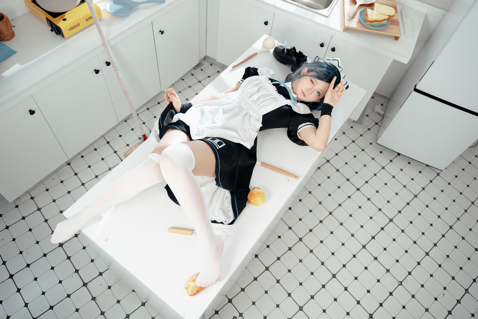 喜欢爱理吗COS写真：碧蓝航线独角兽婚纱高清套图（31P-172.5M）插图9