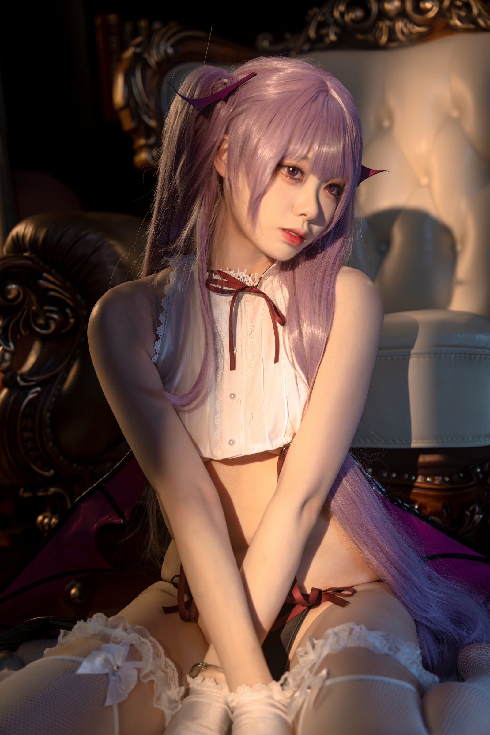 安食Ajiki 笨拙的小恶魔写真集 – 萌系COS & 性感魅力 [44P-1.18G]插图2