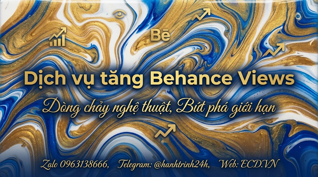 tăng behance views bền vững cho creative