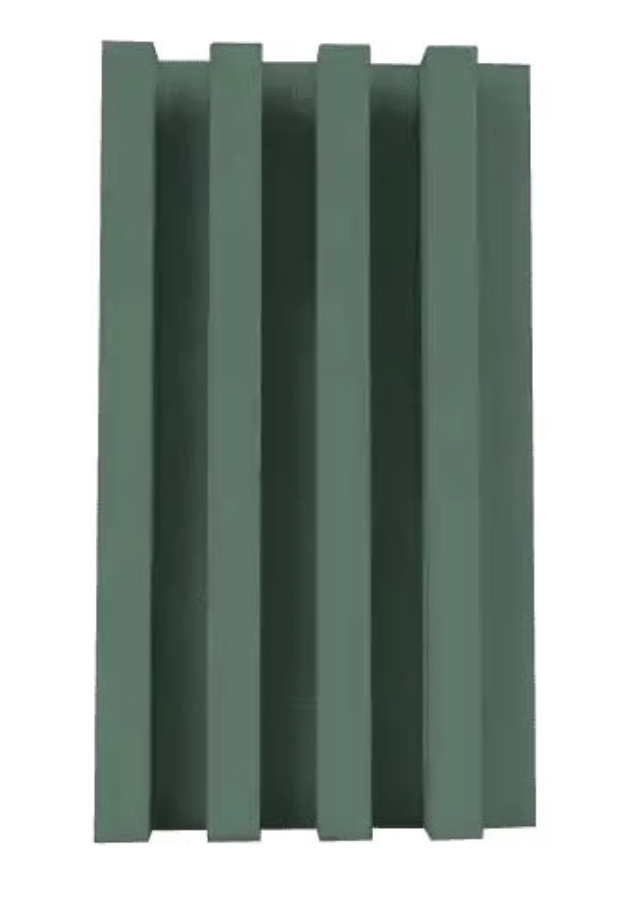 Painel Ripado WPC Verde Mint