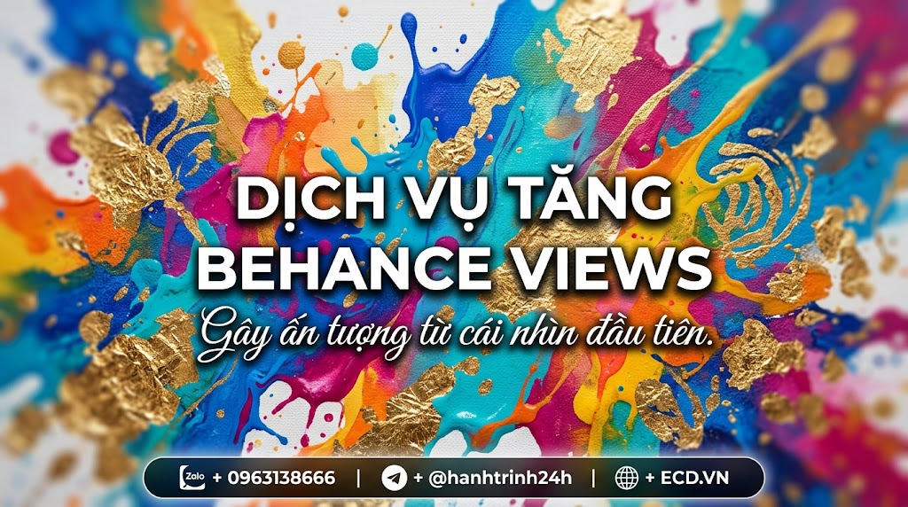 dịch vụ tăng behance views organic tăng impression