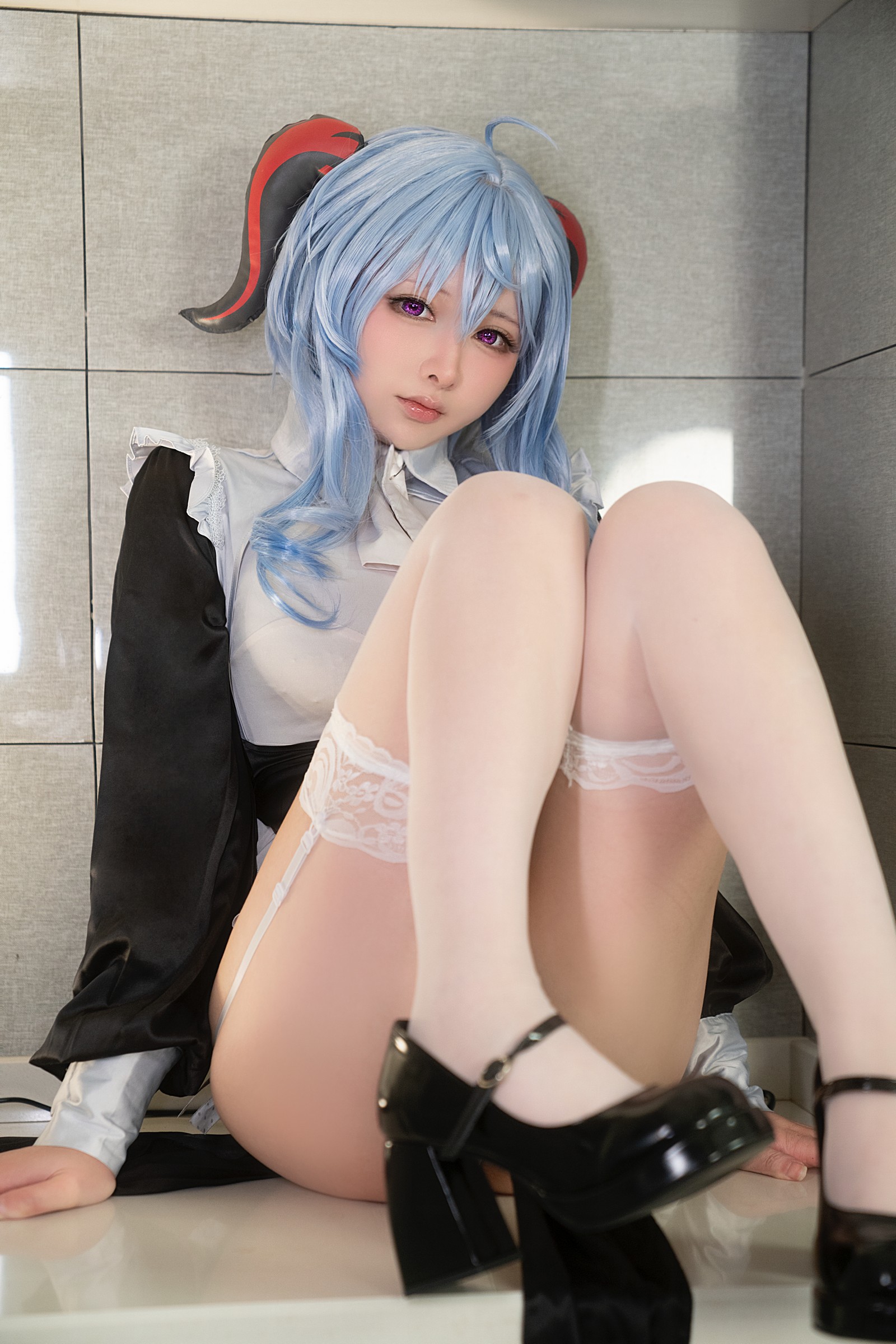 樱梨梨 甘雨 修女 Cosplay 写真集｜原神角色高清图集（26P｜100MB）插图4