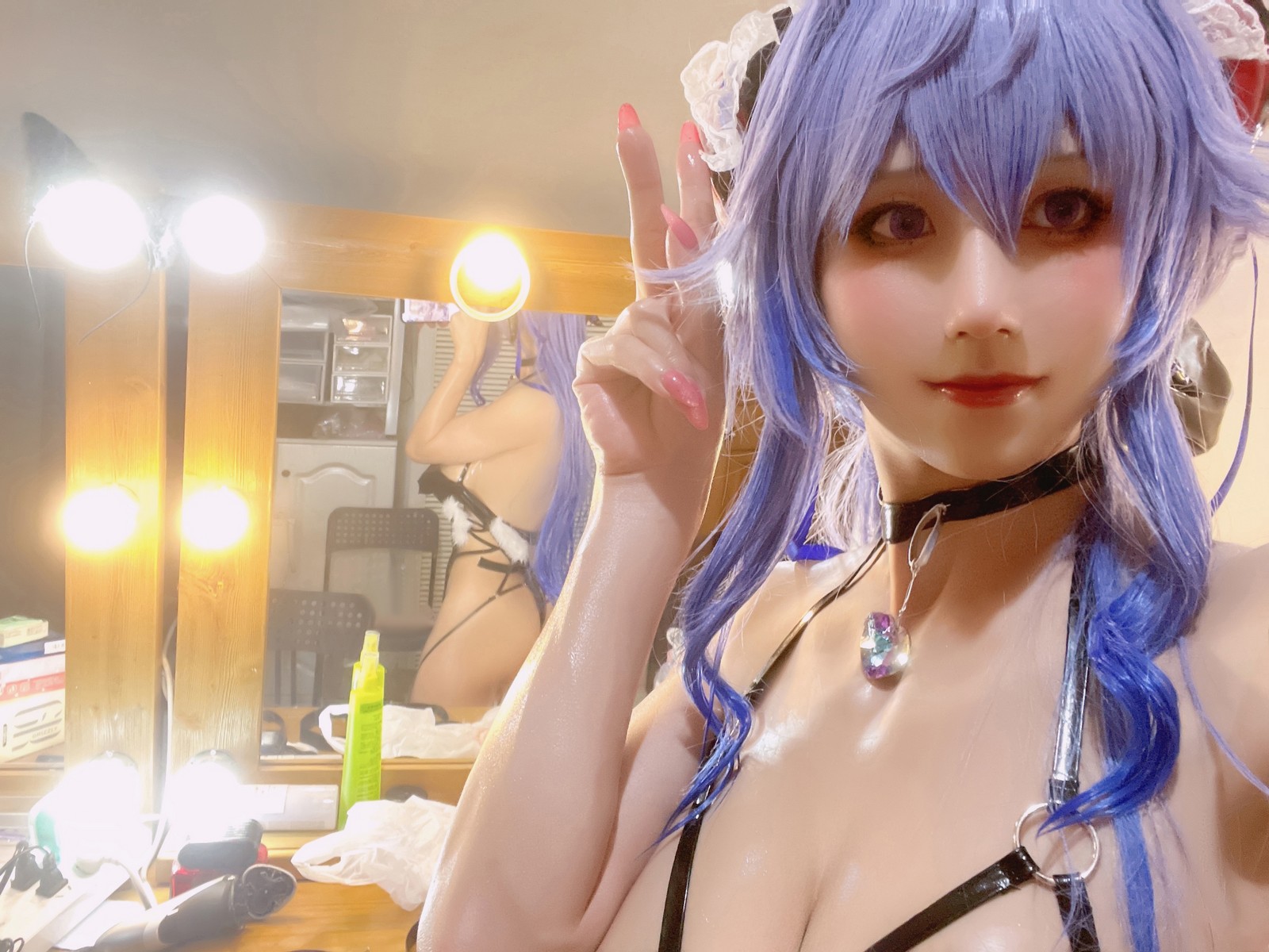 桜满三时 – 原神 甘雨魅魔写真照[130P-1.21G]插图7