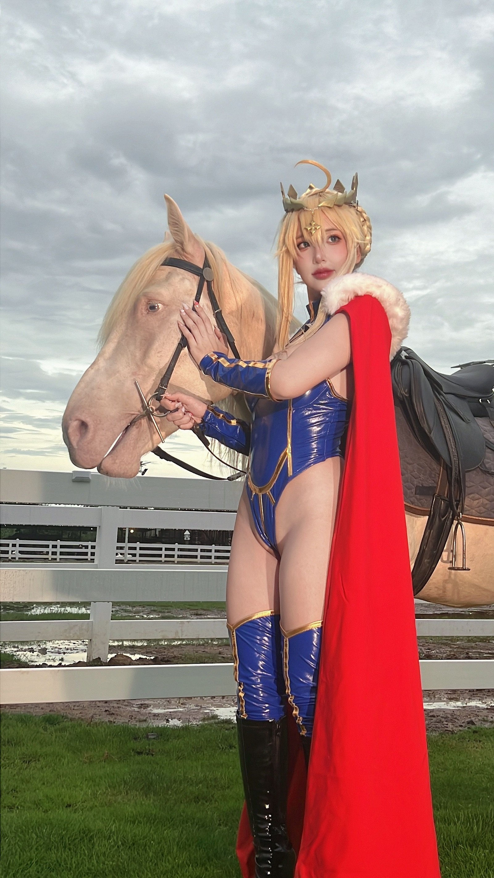 Puy Puy – Artoria Lancer Fate/Grand Order Cosplay 写真+视频（180P+22V-496MB）插图8