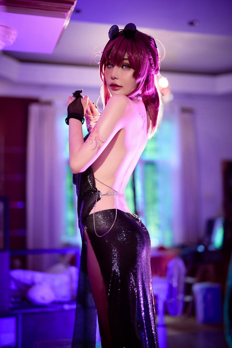 Joyce Lin2x Kafka Bar Night Cosplay Honkai Star Rail 写真 74P插图4
