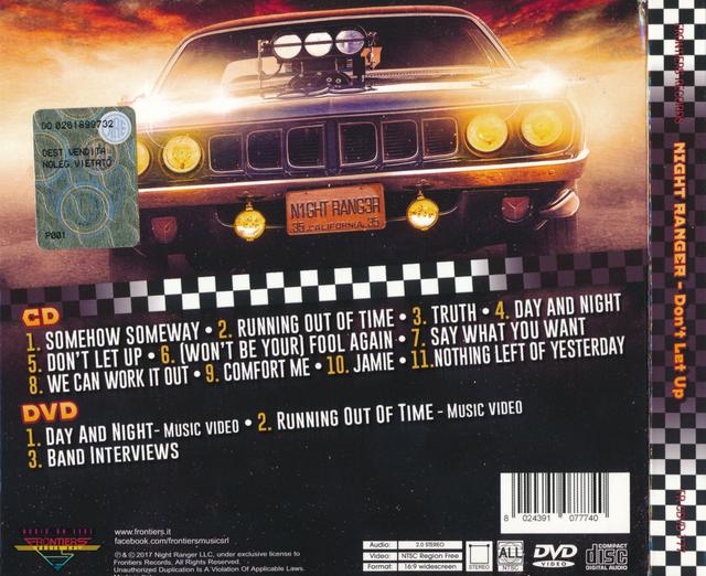Night Ranger - Don't Let Up (2017) (Lossless + mp3)