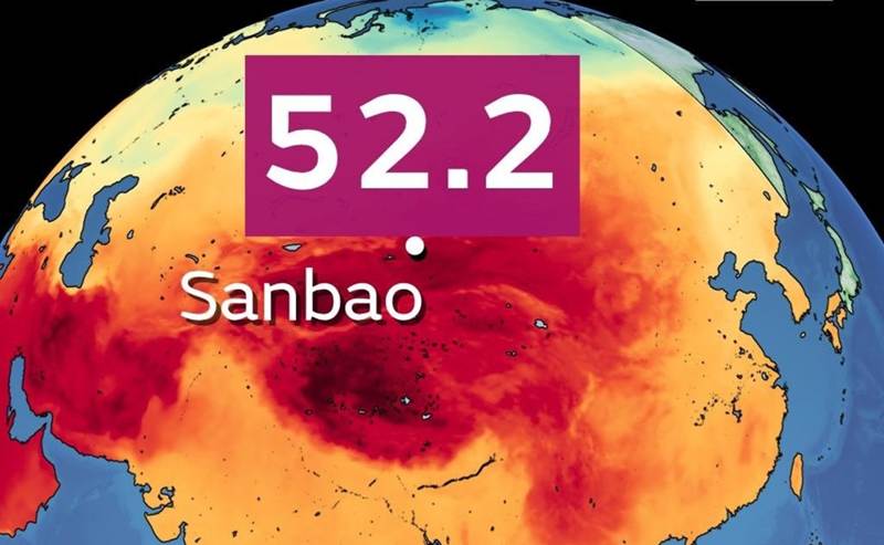 Caldo record in Cina