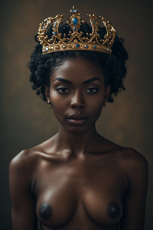 Naked-ebony-Queen-crown-stands-(17)